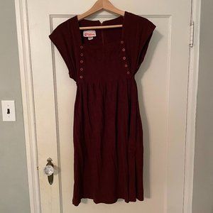 Vintage Velour Party Dress